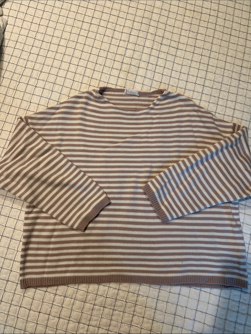 CJLA Wesley Sweater - Lavender/Cream Stripe - Picture 2 of 6
